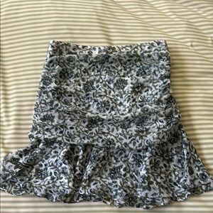 Floral Patterned Women's Skirt